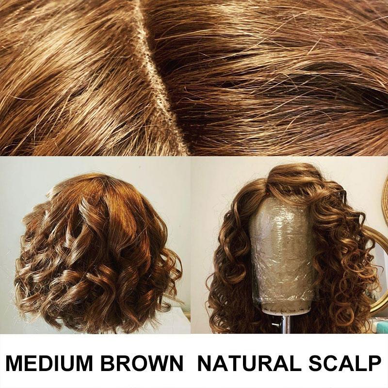 Layered Curly Hair Topper Works With Any Hair Length And Face Shape