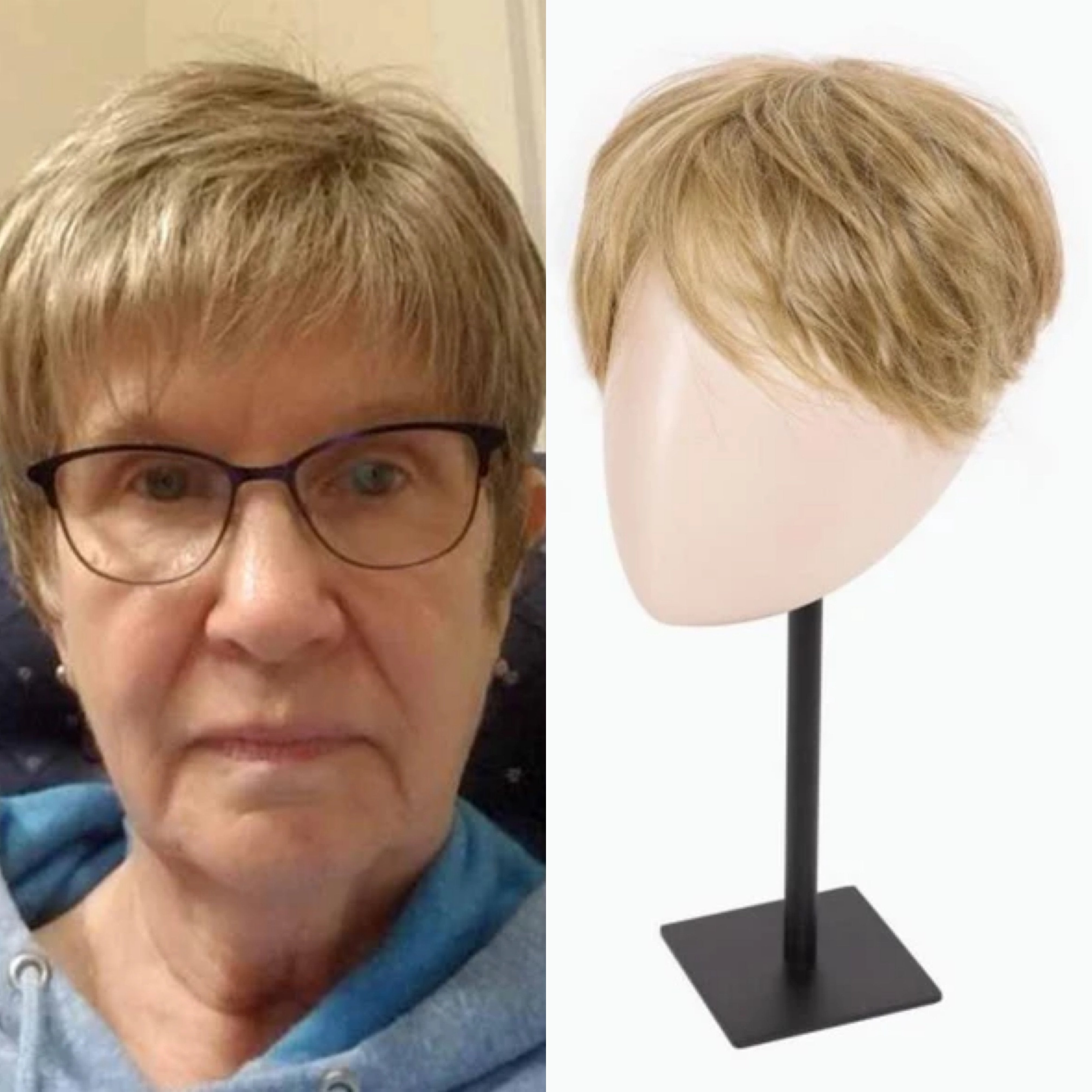 Clip In Short Hair Topper For Thinning Hair