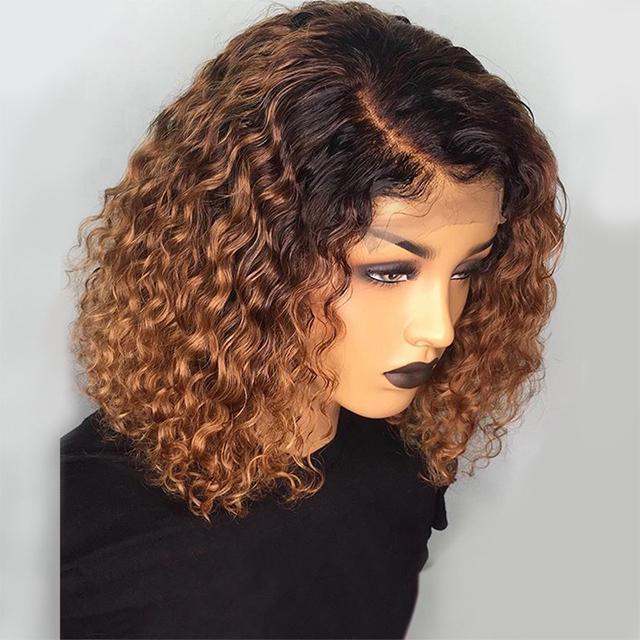 SHORT CURLY LACE FRONT  WIGS