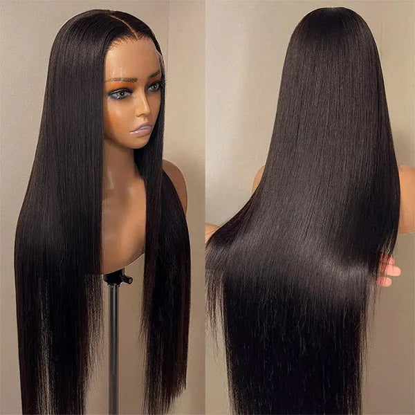 HD Lace Front Straight Pre Cut Lace Skin Melt Transparent Easy & Go hair Wigs