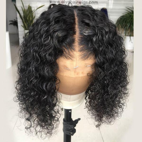 2024 Brazilian Short Hair Bob Wigs Curly Full  Wig