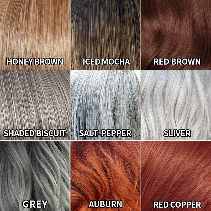 100% Hand-tied Auburn 12 inch Bob Style Wigs