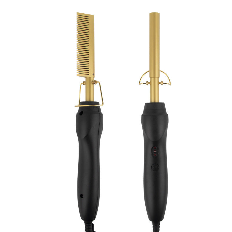 HIGH-QUALITY Straight Hair Electric Heating Curling Comb