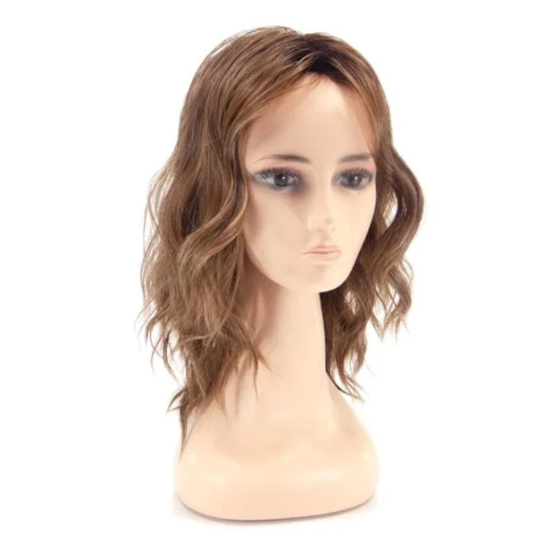 Natural Silk Layered Wavy hair Natural Hair Topper