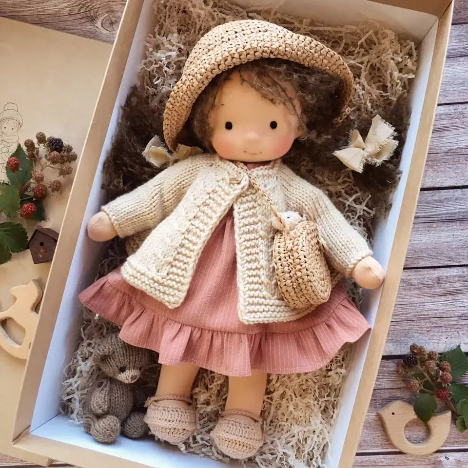 🔥The best gift for kids in winter 🎁 Handmade Waldorf Doll