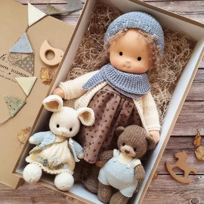 🔥The best gift for kids in winter 🎁 Handmade Waldorf Doll