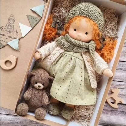 🔥The best gift for kids in winter 🎁 Handmade Waldorf Doll