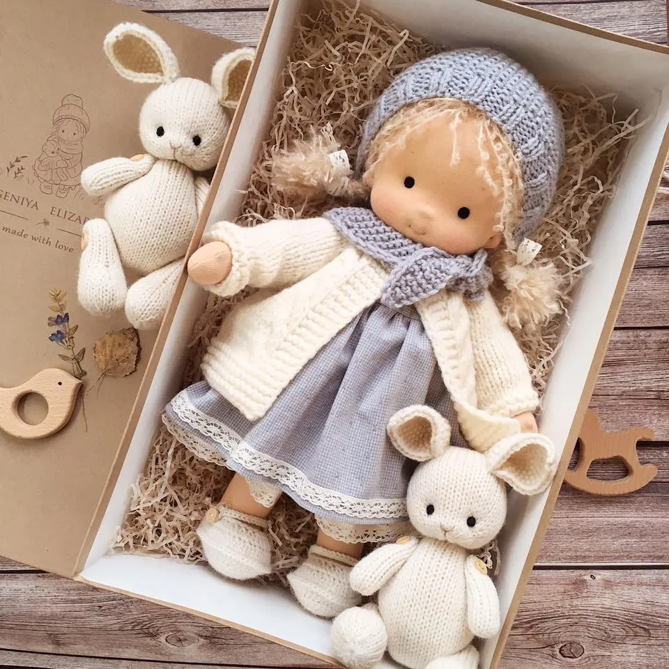 🔥The best gift for kids in winter 🎁 Handmade Waldorf Doll