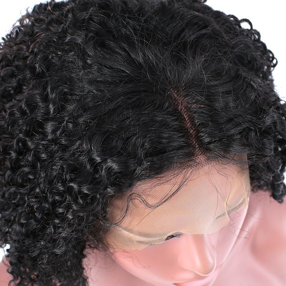 Curly Bob Lace Front Wigs For Women Kinky Curly Lace Front Wig 360 Lace Frontal Wig Brazilian Curly  Wigs