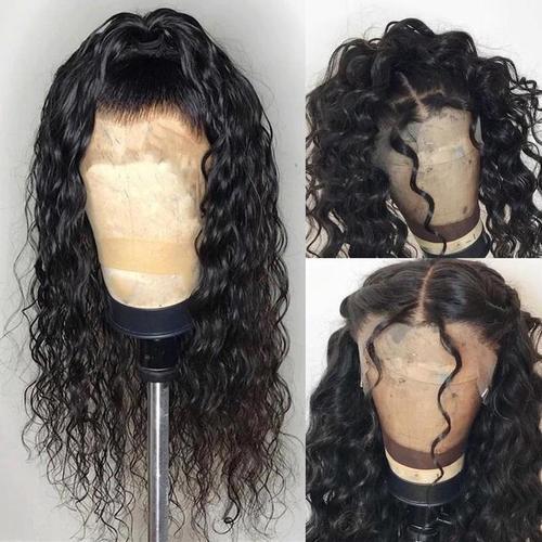 Brazilian Water Wave Long Curly Hair HD Lace Front Glueless Wigs