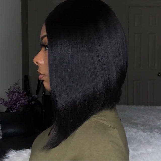 Natural wave Brazilian Long Black Wigs