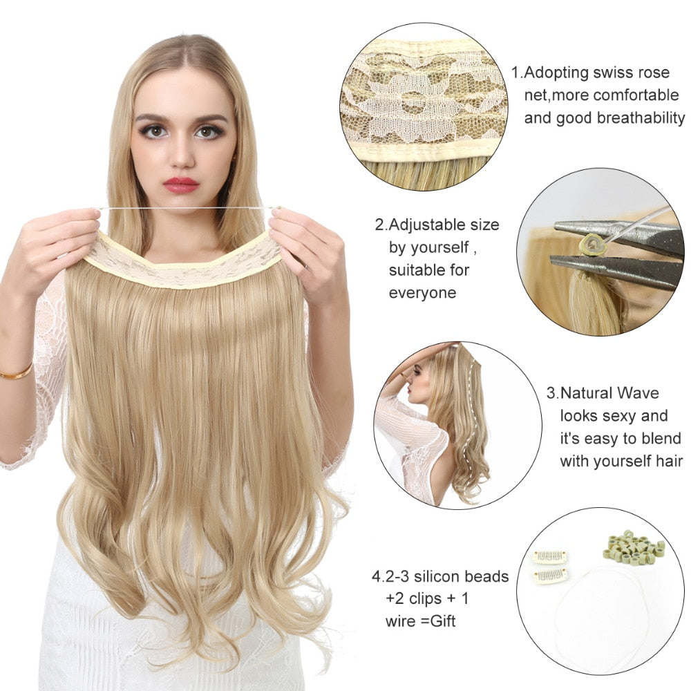 🔥Last Day 50% OFF🔥Wave Clip in Hair Extensions Wigs