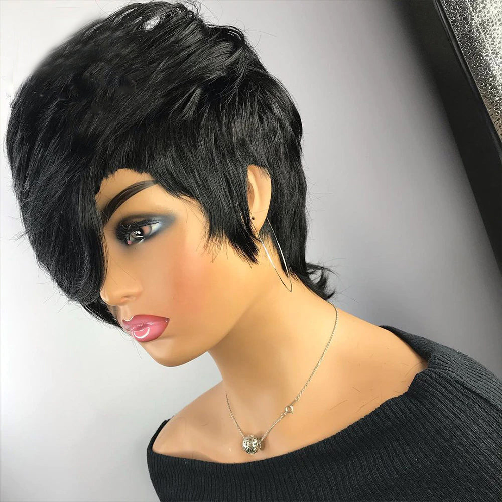 New Fashion Summer Natural Pixie Cut Wig