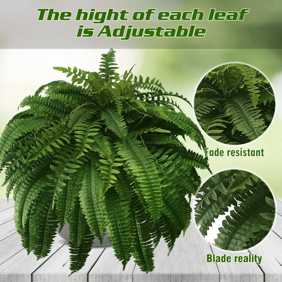 Last Day 50% OFF--UV Resistant Lifelike Artificial Boston Fern🍀