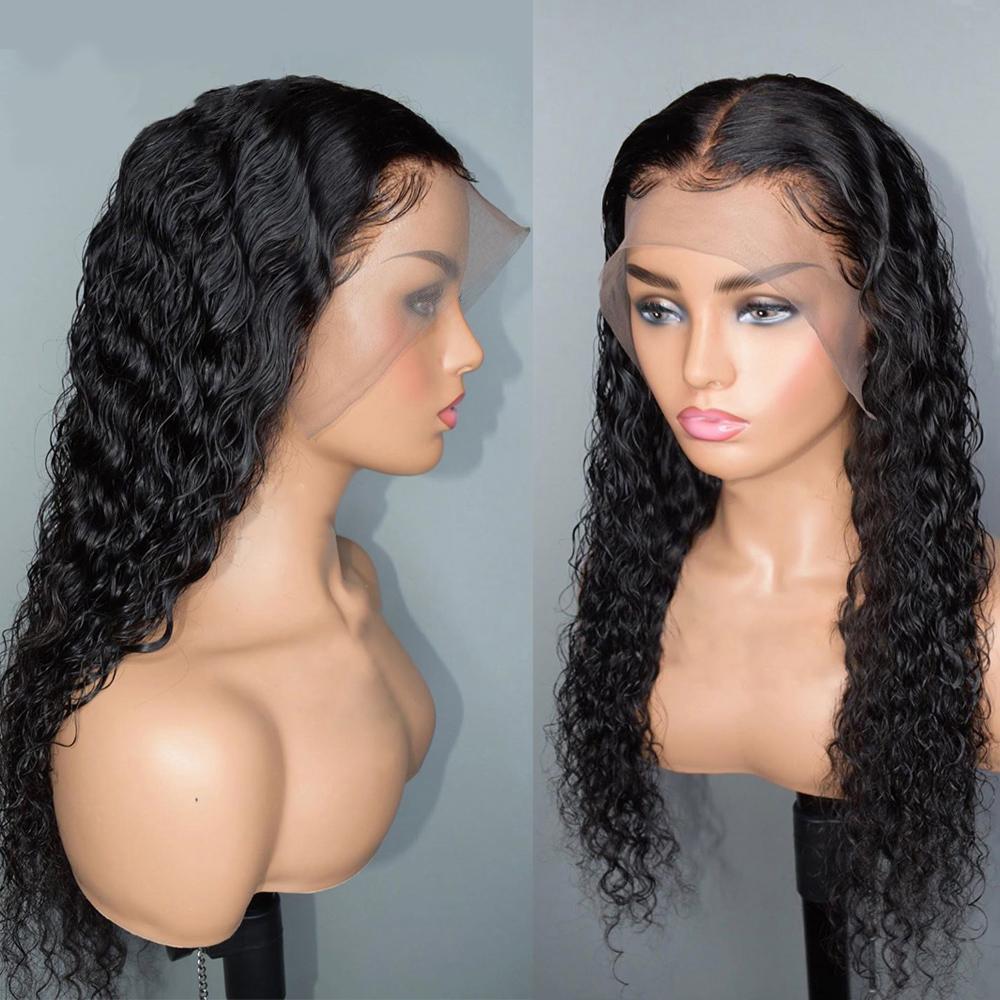 Brazilian Glamorous Black Front Short Curly 360 Lace Wig Lady wig