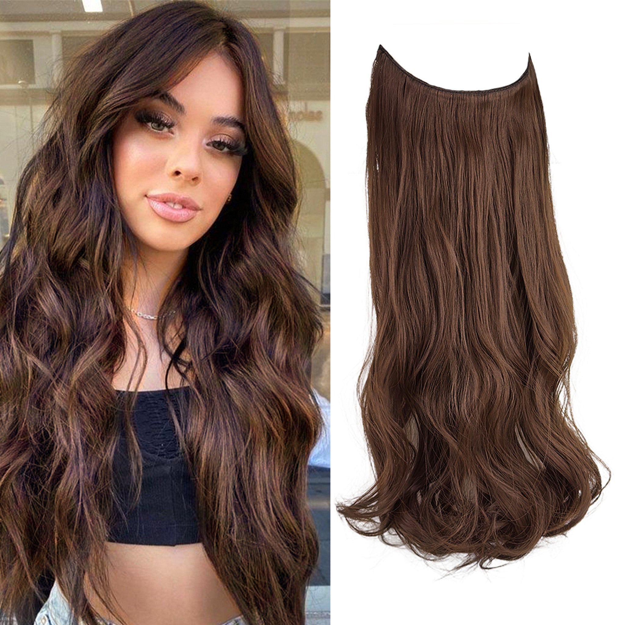 🔥Last Day 50% OFF🔥Wave Clip in Hair Extensions Wigs