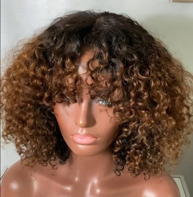 HOT SALE🔥Super Natural Curly Bob Wig