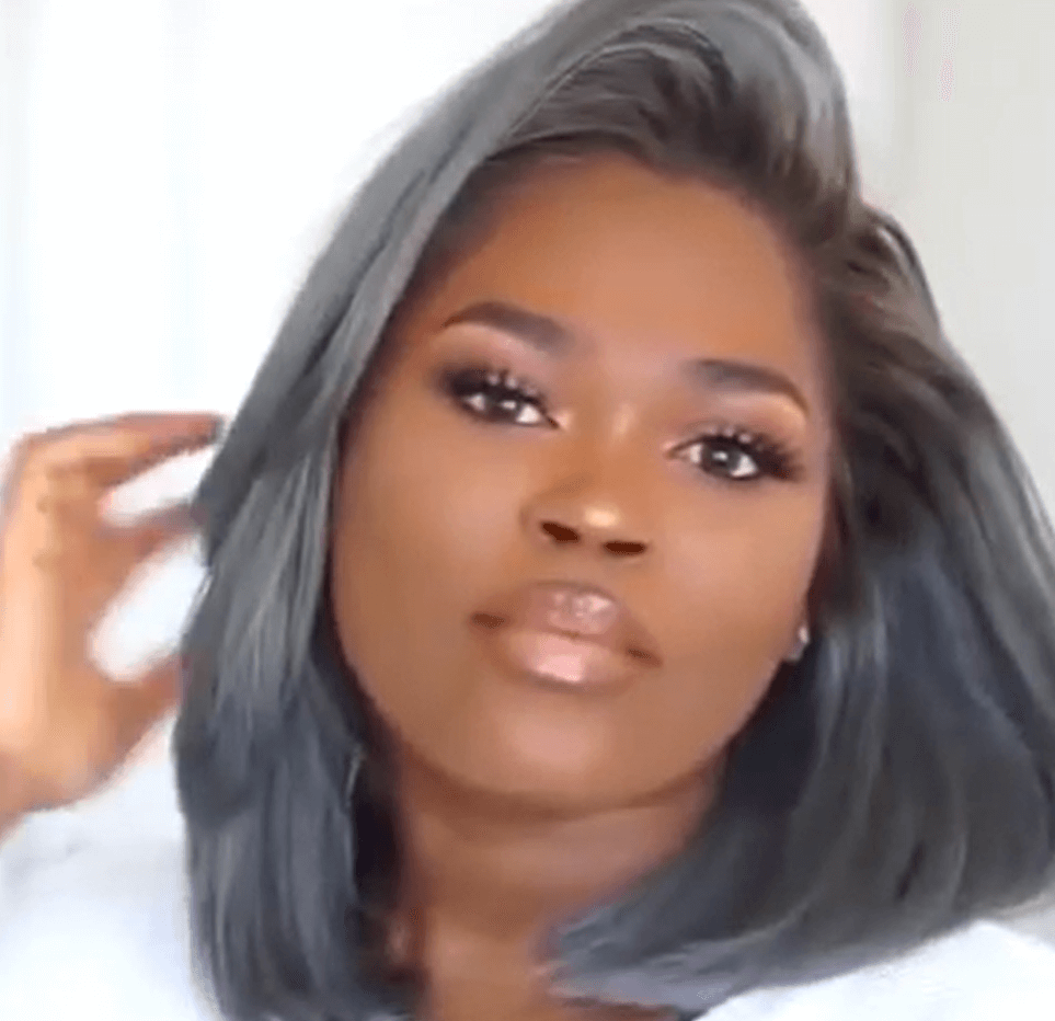 (HOT SALE🔥)Salt And Pepper Color Natural Straight Bob Wig Gray Hair Full Lace Wig