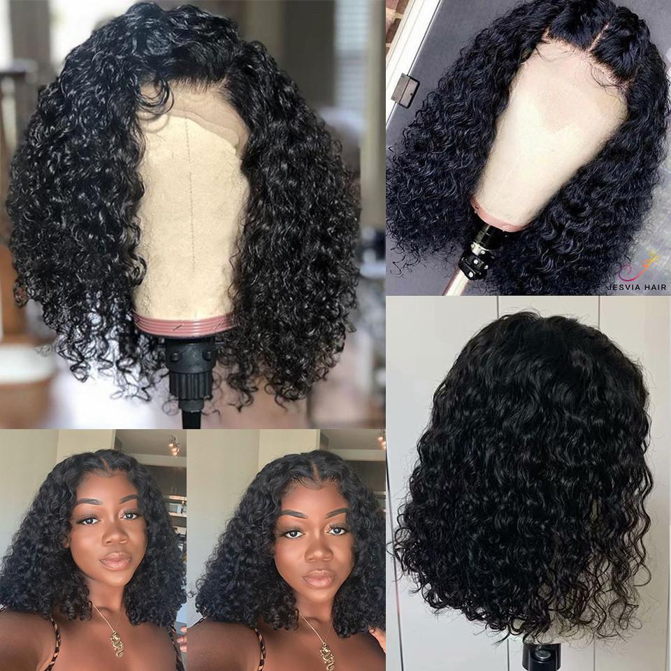 2019 New Short  Curly Bob  Lace Wig