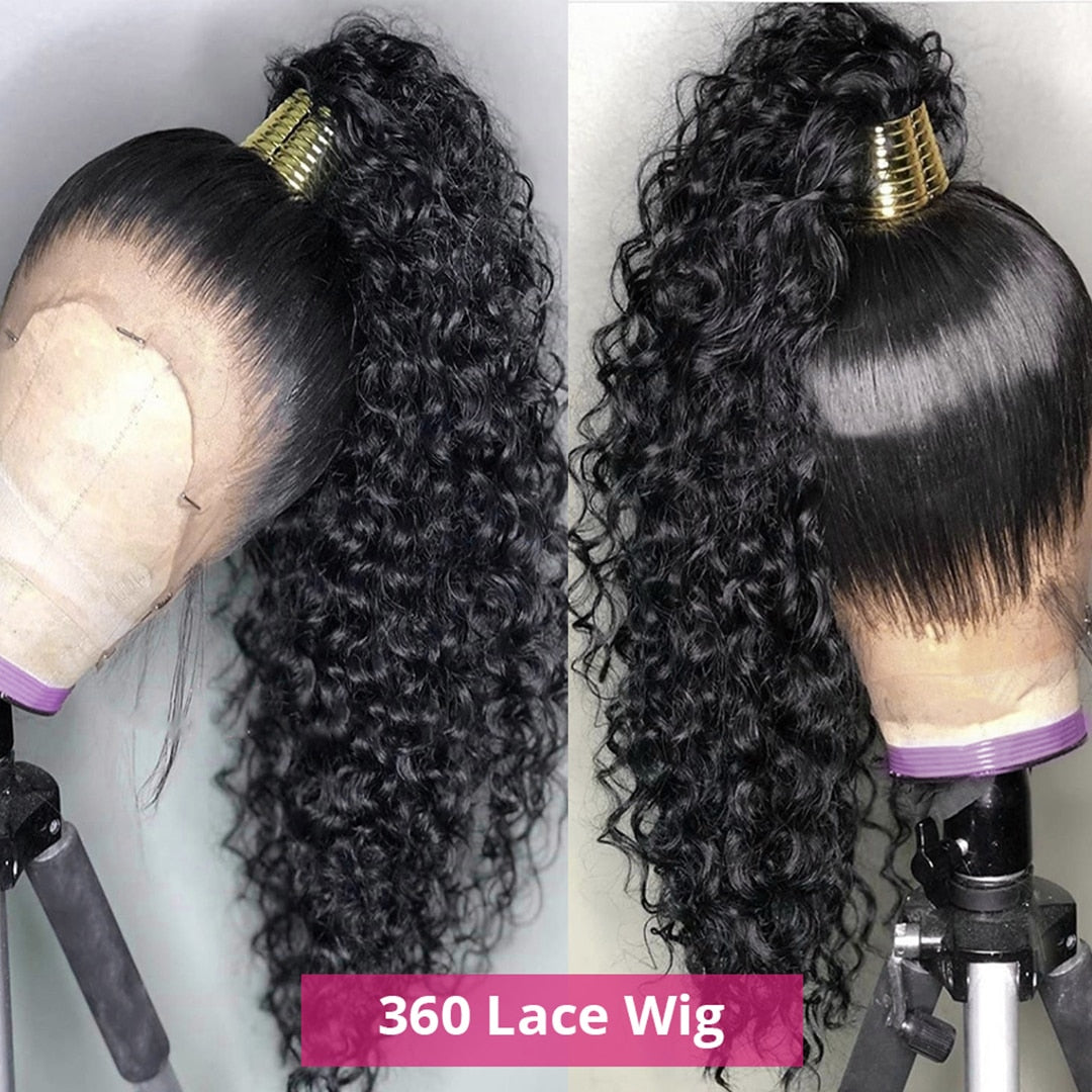 360 No Glue Lace Frontal Wig hair Wigs