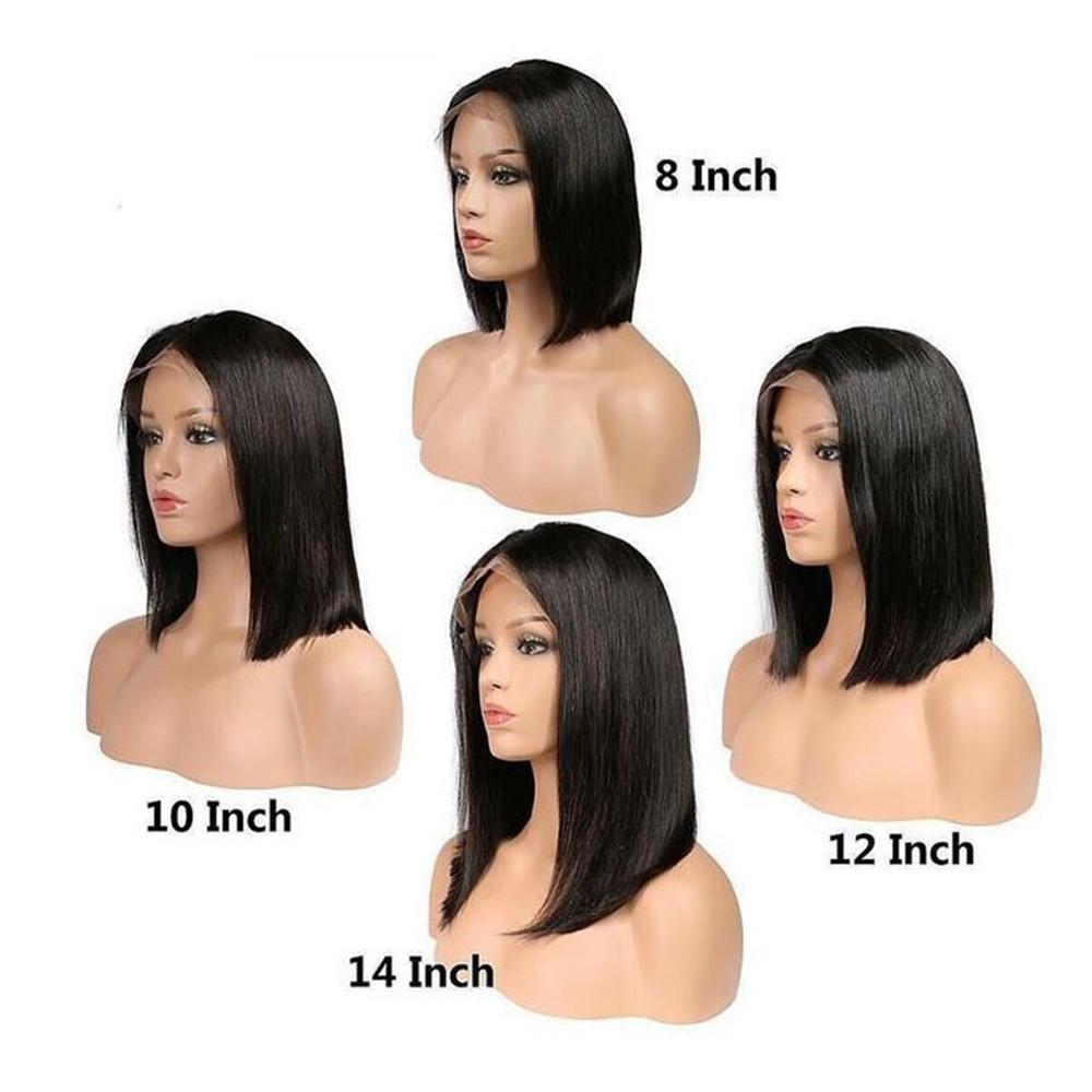 (🔥HOT SALE🔥)Straight Lace Front Wigs Pre Plucked Hairline  Short  Wigs Brazilian Straight Blonde  Lace Front Wigs