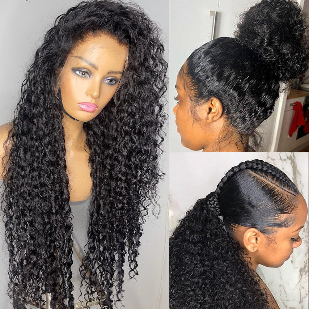 360 No Glue Lace Frontal Wig hair Wigs