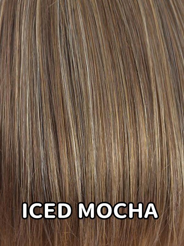 NEW! Natural hair Wig Iced Mocha Cold Color Glueless Short Bob Wig