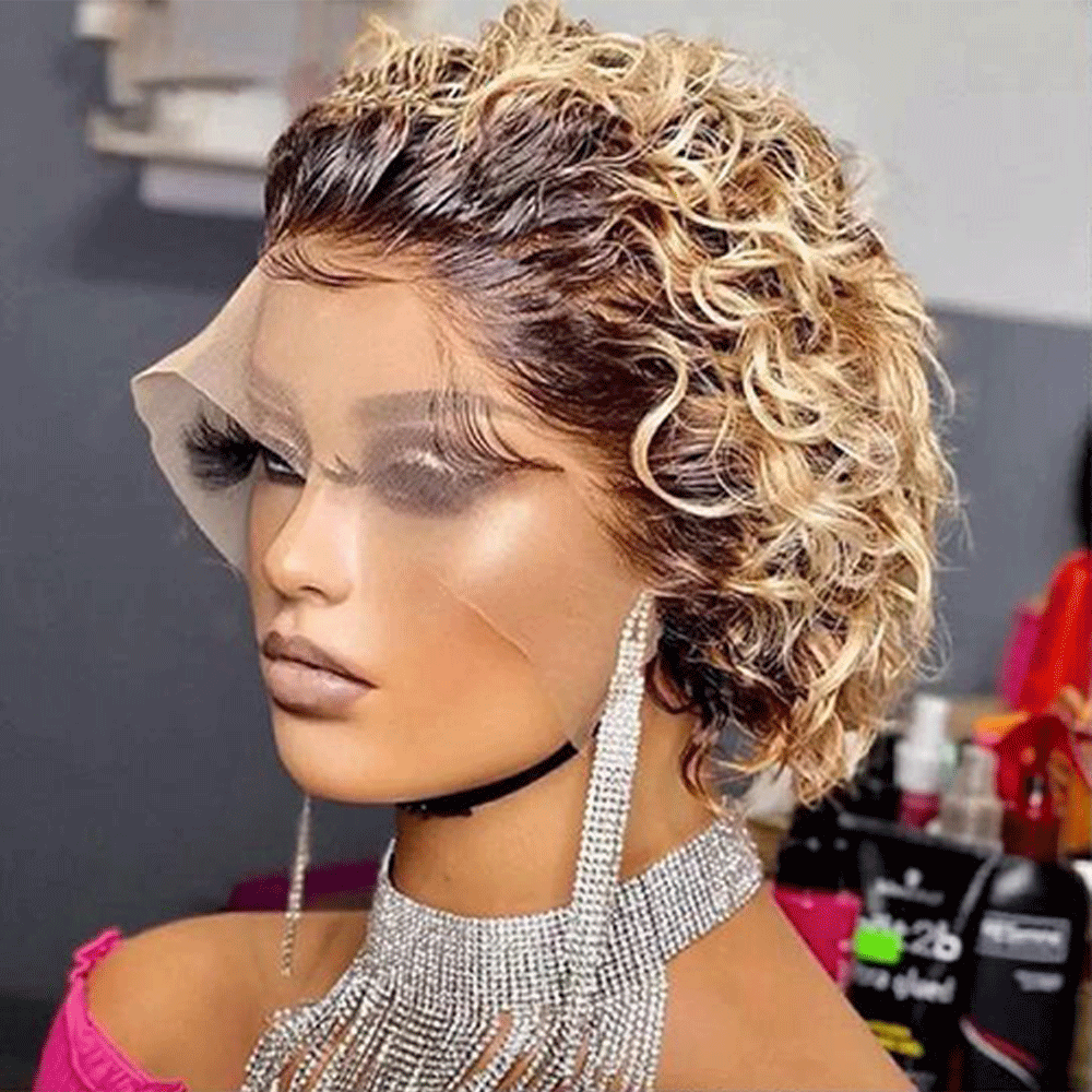 New Arrival Full  Super Natural Short Curly Bob Wig