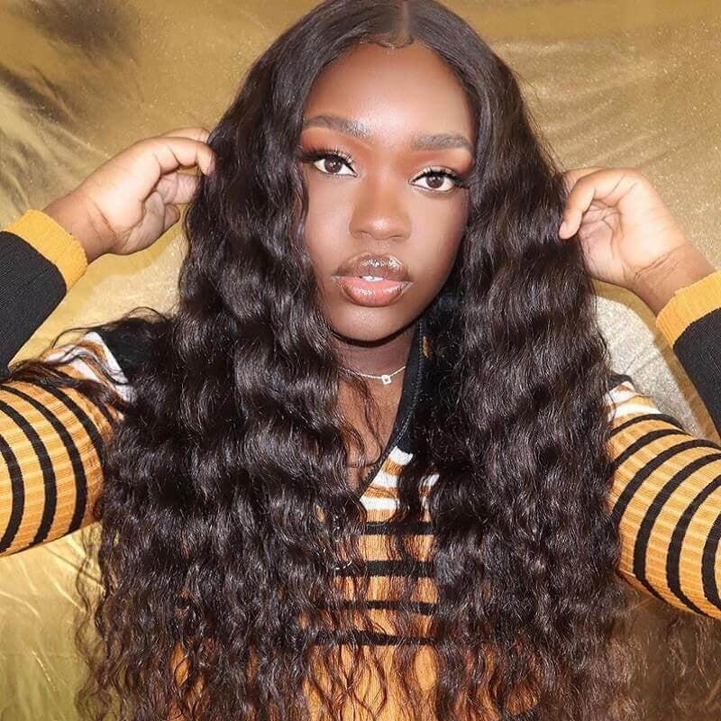 Malaysian Jerry Curly Weave 4Bundles Deals Virgin Hair 1B Color