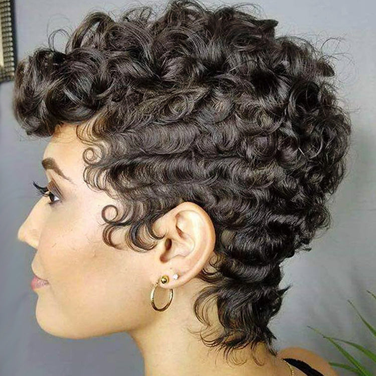 2024 Summer Glueless Pixie Cut Short Hair Wig