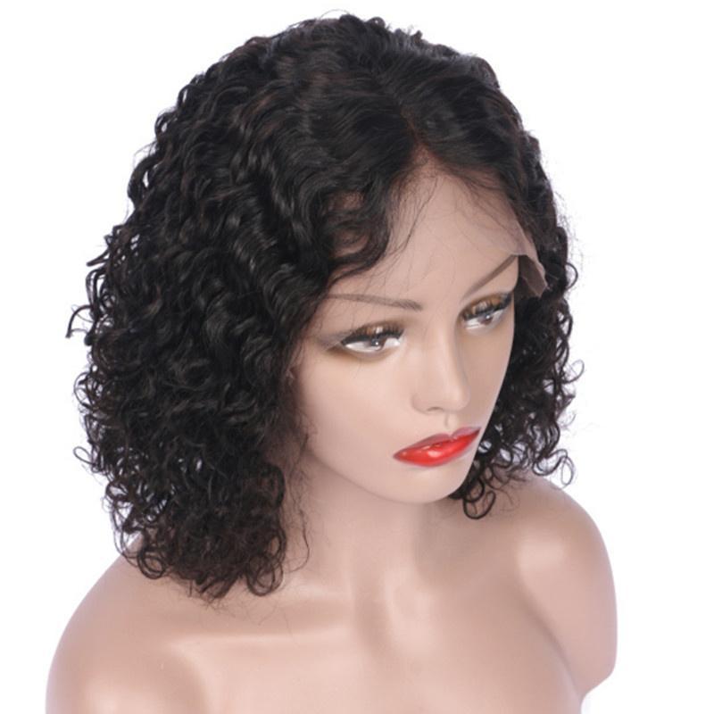 2019 NEW GLUELESS BASIC CAP LACE  SHORT CURLY WIG