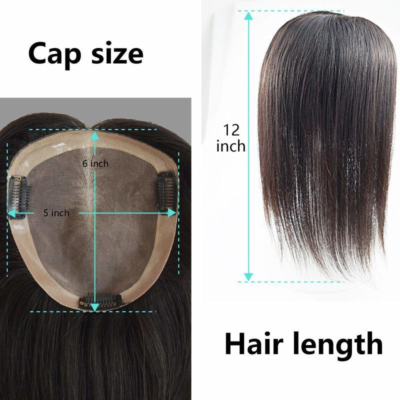 Black Friday Sale -Natural And Soft 130% Density Straight Hair Topper