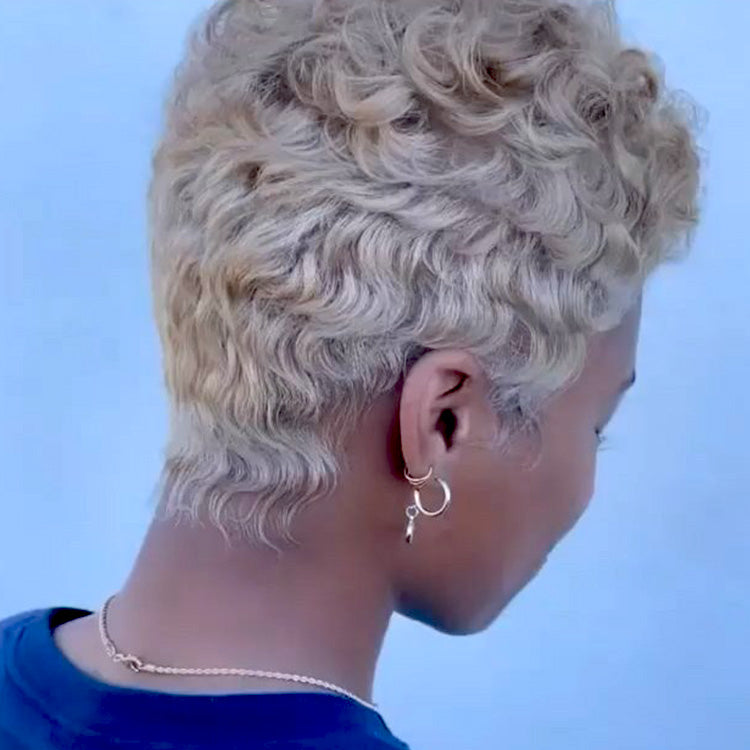 2024 Summer Glueless Pixie Cut Short Hair Wig