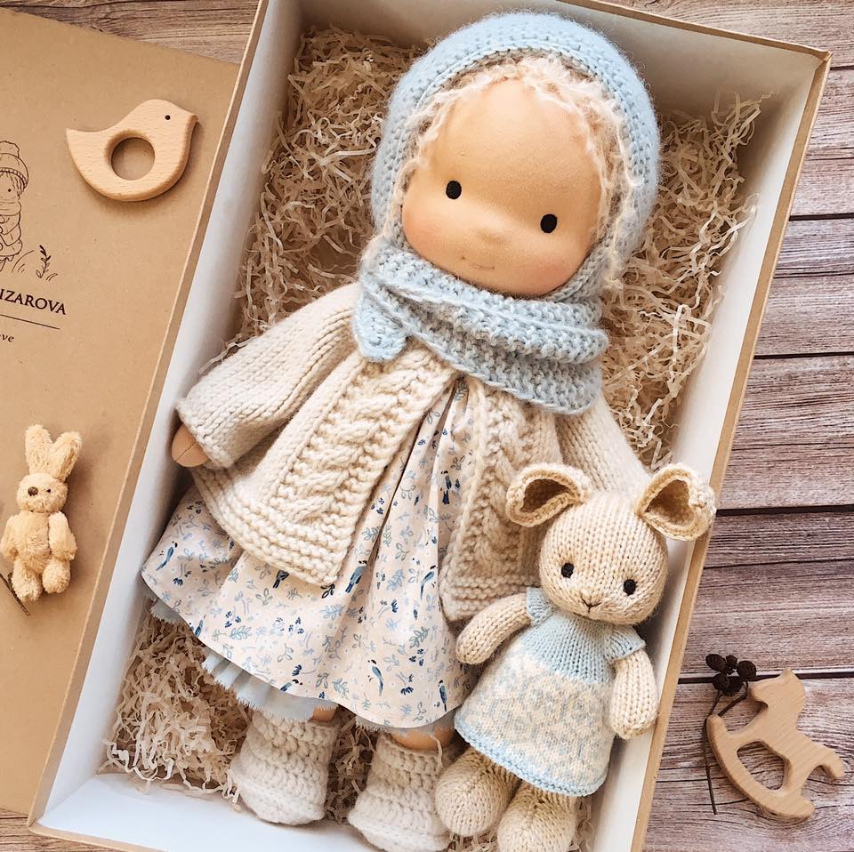 🔥The best gift for kids in winter 🎁 Handmade Waldorf Doll