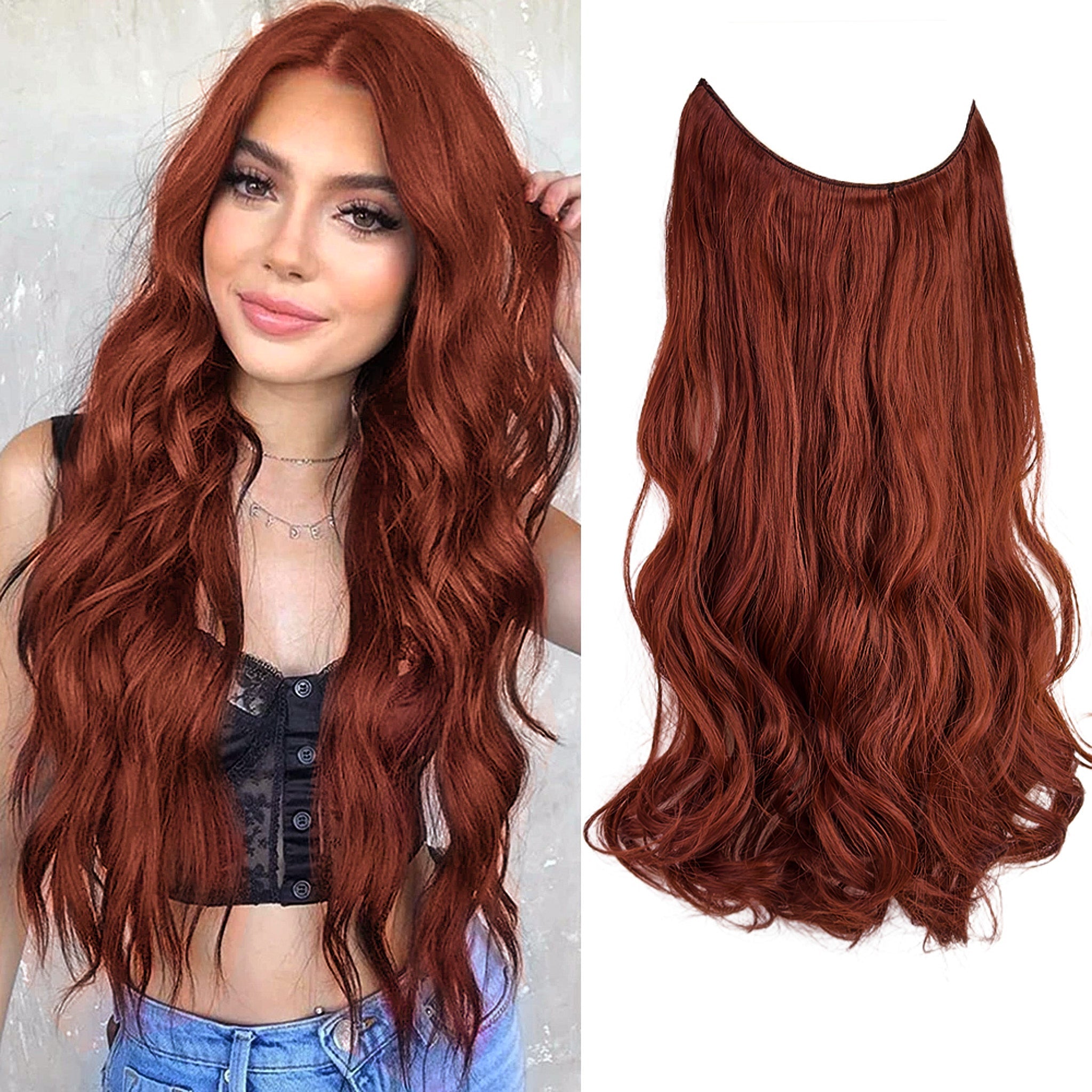 🔥Last Day 50% OFF🔥Wave Clip in Hair Extensions Wigs