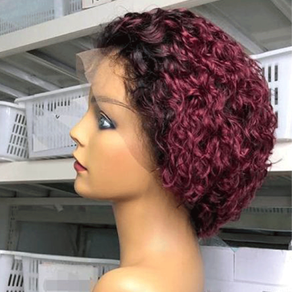 New Arrival Full  Super Natural Short Curly Bob Wig