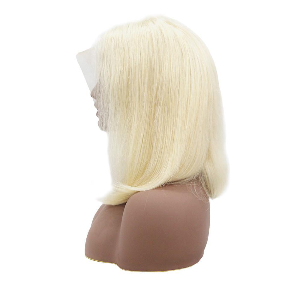 (🔥HOT SALE🔥)Straight Lace Front Wigs Pre Plucked Hairline  Short  Wigs Brazilian Straight Blonde  Lace Front Wigs