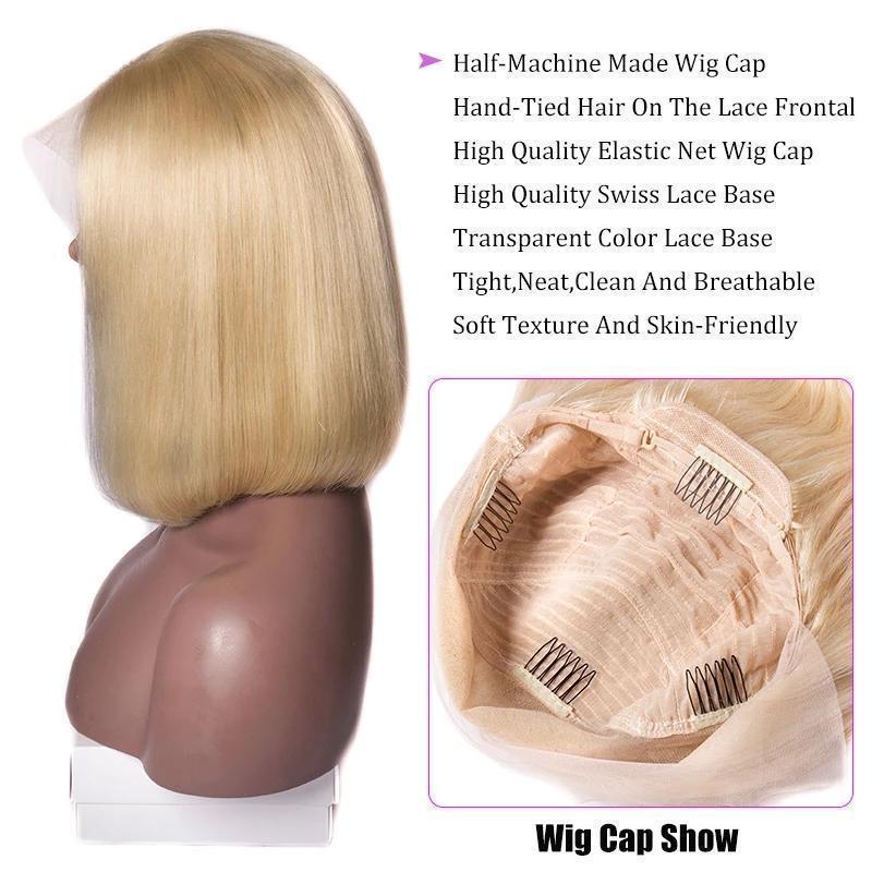 Brazilian Straight Remy   Lace Front Wigs For Women