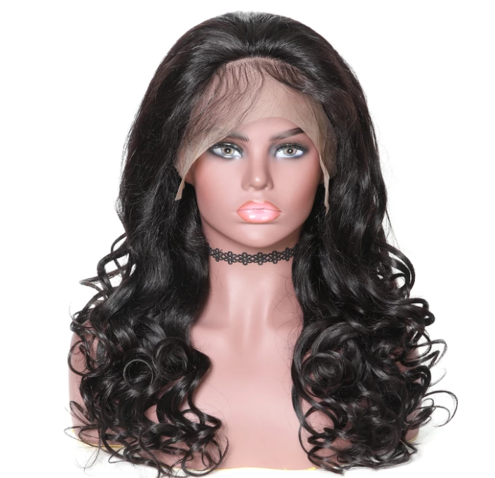 360 Pre Plucked Lace Frontal Wig With Baby Hair Around Body Wave Lady Wig