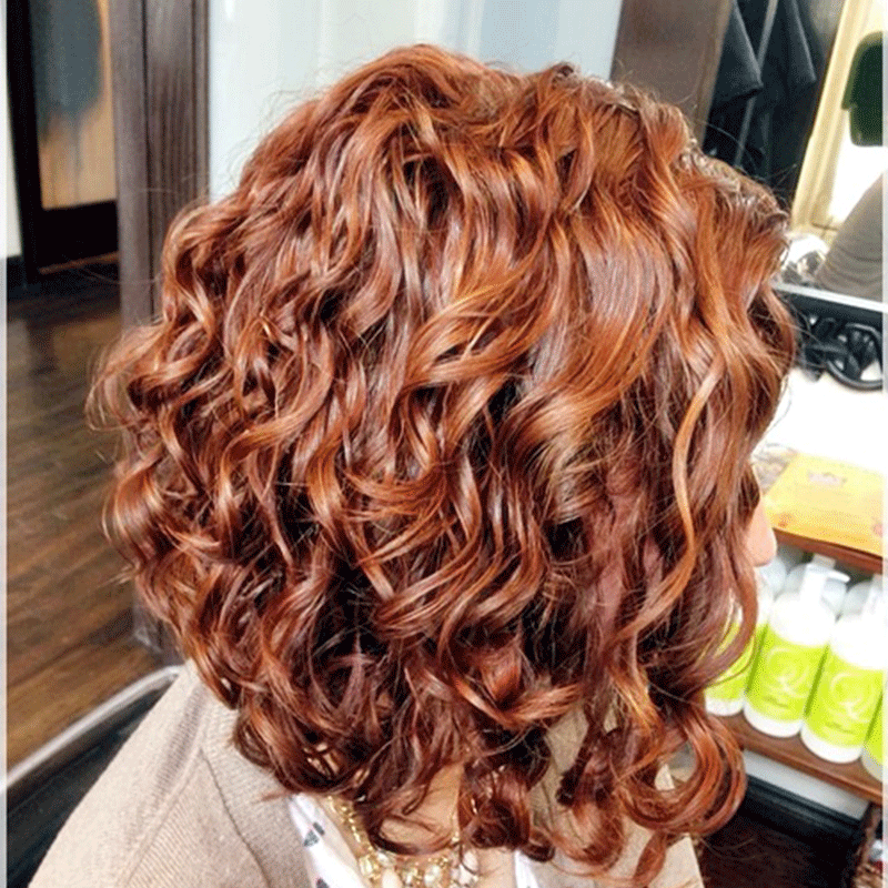 Layered Curly Hair Topper Works With Any Hair Length And Face Shape