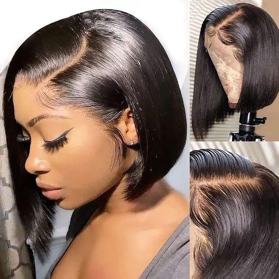 Glueless 6x4 HD Lace  Wear & Go Straight Bob Wig | Pre-bleached Knots