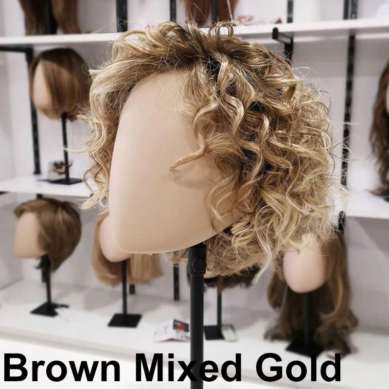 Layered Curly Hair Topper Works With Any Hair Length And Face Shape