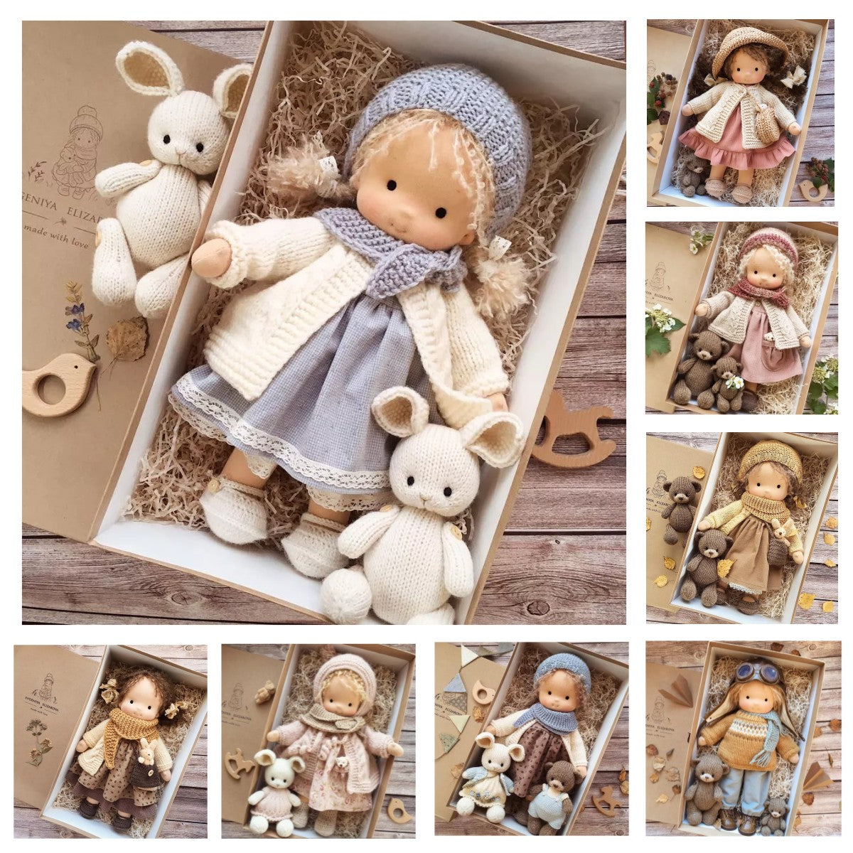 🔥The best gift for kids in winter 🎁 Handmade Waldorf Doll