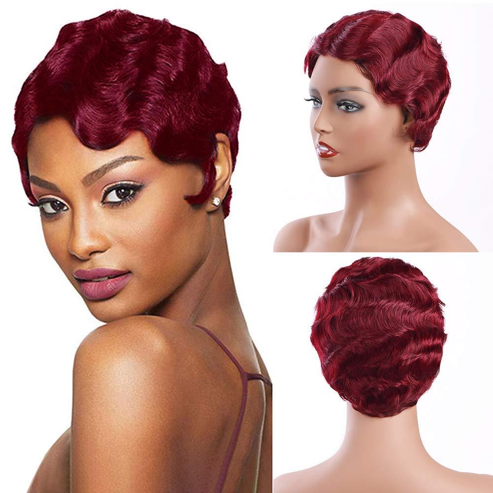 Pixie Cut Wig Short Bob Wave Wig