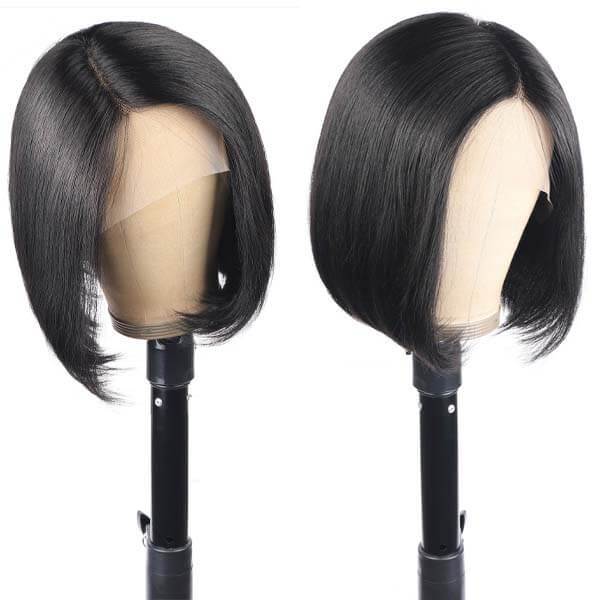 Glueless 6x4 HD Lace  Wear & Go Straight Bob Wig | Pre-bleached Knots