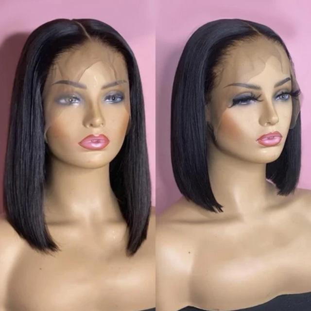 Brazilian Straight Hair Short BOB Wigs Lady Wig