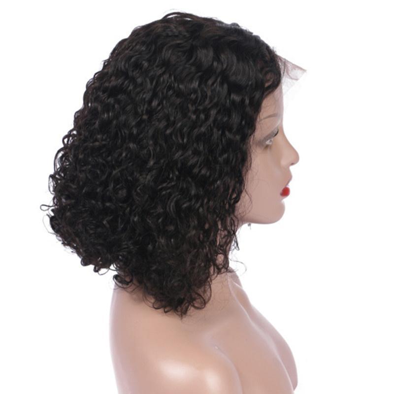 2019 NEW GLUELESS BASIC CAP LACE  SHORT CURLY WIG