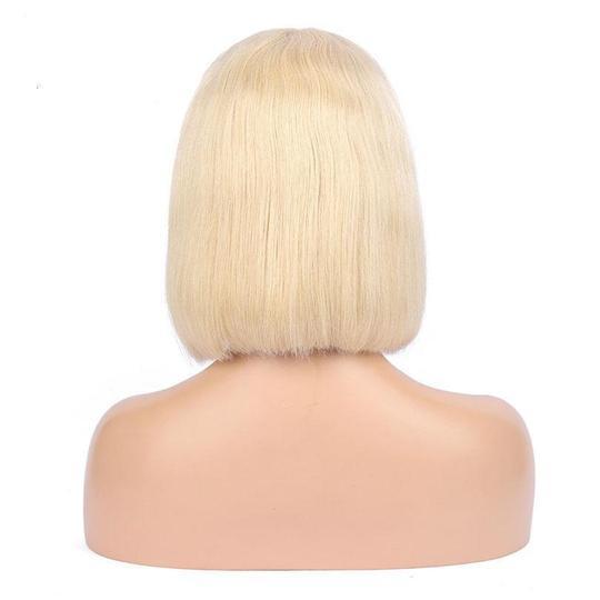 Blonde Brazilian Short Straight Hair BOB Wigs Lady Wig