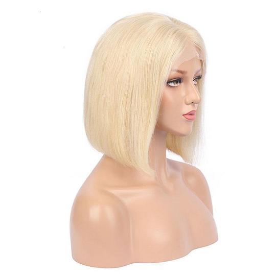 Blonde Brazilian Short Straight Hair BOB Wigs Lady Wig