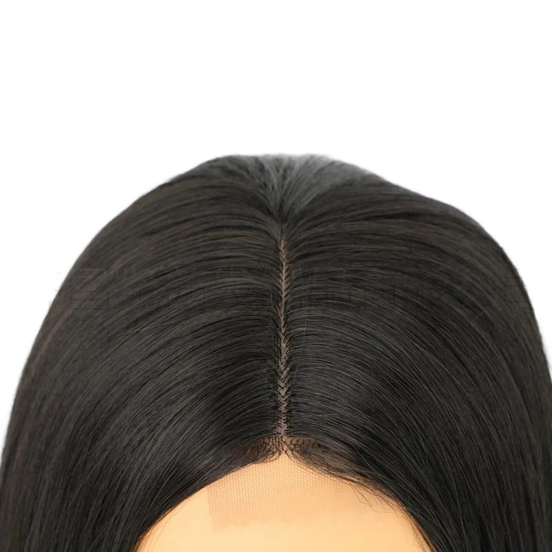 Wig Female Wigs Split Long Straight Chemical Fiber Wig Headgear